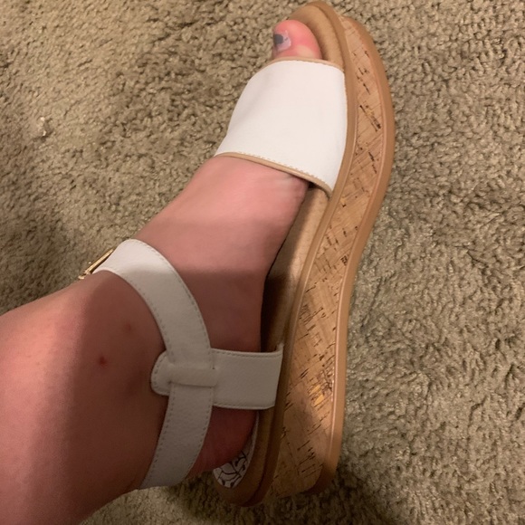 White Womens Platform Sandals - Picture 5 of 6